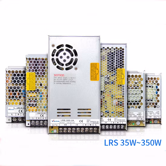 35W SMPS Saída única AC 220V a DC 5V 12V 24V 36V 48V DC Fonte de alimentação de comutação LED com CE, RoHS (LRS-35)
