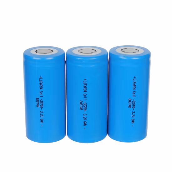 Preço de fábrica 32650 32700 3,2 V 6000 mAh LiFePO4 Célula de bateria de lítio Solar EV