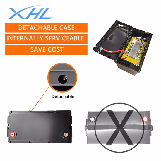 Baterias LiFePO4 de 10 anos para carrinho de golfe e substituição de ácido de chumbo para carro de turismo 48 V 100ah IP65 bateria elétrica para carrinho de golfe